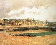 Camille Pissarro Fishing port oil painting reproduction